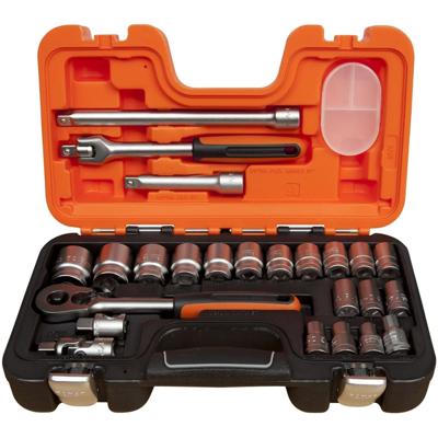 Bahco s240 doppenset 1/2" | s240 - met de meest gangbare doppen Bahco s240 doppenset 1/2" | s240 - met de meest gangbare doppen