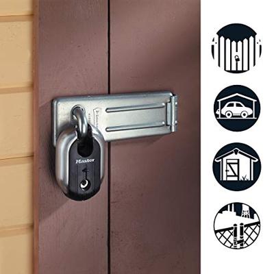 Masterlock Overval, 115mm, beugel O13mm - 704EURDBLK 704EURDBLK