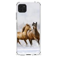 Samsung Galaxy A22 5G Case Anti-shock Paarden - thumbnail