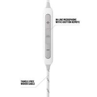 House of Marley Nesta - in-ear hoofdtelefoon, geluidsisolerende akoestisch gebalanceerde oortelefoons, 6 mm drivers, microfoon met 3 knoppen bediening premium geluid oordopjes, wirwar vrije geweven - thumbnail