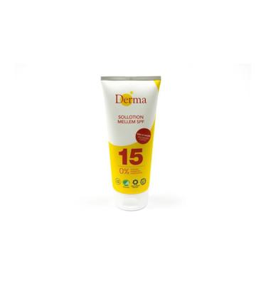 Derma Sun lotion SPF15 200 Milliliter