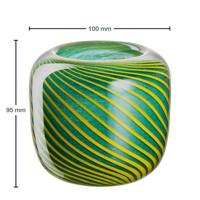 Leonardo Fili Colori Vaas groen 10 cm - thumbnail