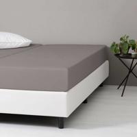 Dekbed Discounter DD Katoenen Hoeslaken - Taupe 180 x 220 - thumbnail