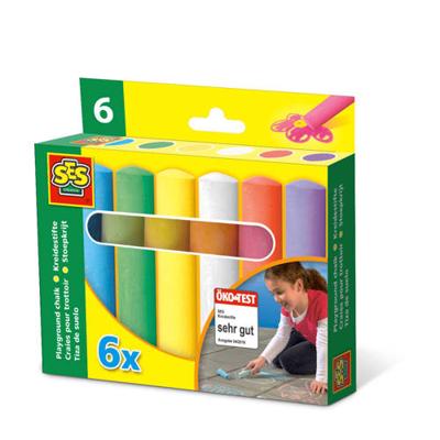 SES stoepkrijt, 6st.