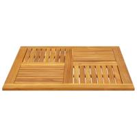 Tafelblad vierkant 90x90x2,2 cm massief acaciahout - thumbnail