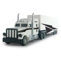 JAMARA RC Amerikaanse vrachtwagen 46,5 cm 1:34 wit 3 delig - thumbnail