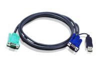 Aten 1.8M USB KVM Kabel met 3 in 1 SPHD | 1 stuks - 2L-5202U 2L-5202U - thumbnail