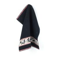 Bunzlau Castle Keukendoek Birds Zwart - thumbnail