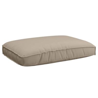 Palletkussen voor zitting Taupe 120 x 80 x 12 cm Oxford stof - thumbnail