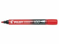 Permanente markeerstift Pilot SCA-100 Rood (12 Stuks) - thumbnail