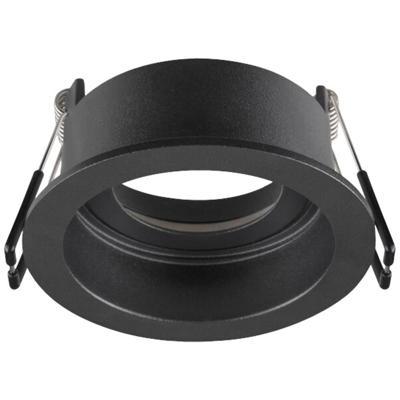 SLV InbouwringNew Tria 68 rond zwart - verdiept - zonder fitting - 1007451