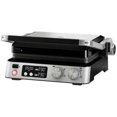 Multifunctionele grill - BRAUN - Multi Grill 7 - 2000 W - 3 verwarmingsstanden - Zwart/Staal