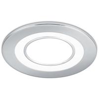 LED Inbouwspot 5W - Warm Wit 3000K - Rond - Mat Chroom - Ø80mm - thumbnail