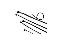 ACT CT1075 Tie Wraps | Kabelbinders | 385 mm/4,8 mm | Zwart | 100 stuks