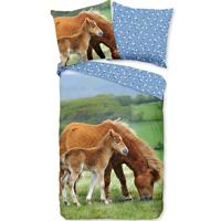 Good Morning Kinderdekbedovertrek "paarden" - Multi - (140x200/220 cm) - Katoen - thumbnail