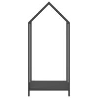 Brandhoutrek 40x25x90 cm koudgewalst staal zwart - thumbnail