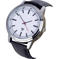 EUROTIME Analoog Horloge stationsklok design Metaal - thumbnail