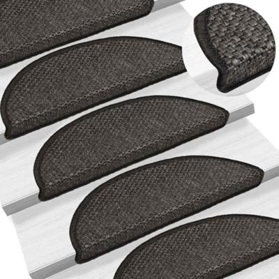 Trapmatten zelfklevend Sisal-Look 30 st 56x17x3 cm antraciet - thumbnail