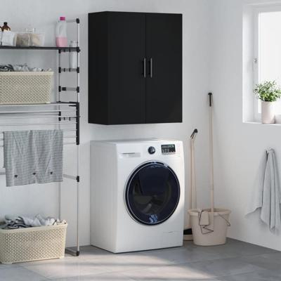 Hangkast 69,5x34x90 cm zwart