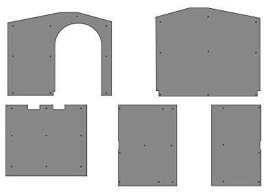 Bama pet kit isolatiepanelen hondenhok groot Bama pet kit isolatiepanelen hondenhok groot