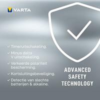 Varta LCD Plug Charger+ 4x 56706 Batterijlader NiMH AAA (potlood), AA (penlite), 9 V (blok) - thumbnail