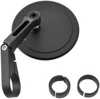 DAYTONA spiegel stuureinde "d-mirror-17". mirrors barend flat round short sw e-mark - thumbnail