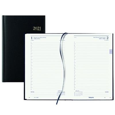 Jaaragenda 1d/p 13,3x21cm zwart
