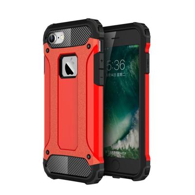 iPhone 7 & 8 robuust pantser TPU + Kunststof back cover Hoesje (rood) iPhone 7 & 8 robuust pantser TPU + Kunststof back cover Hoesje (rood)