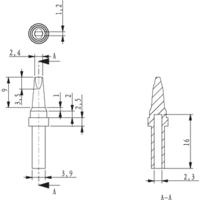 TOOLCRAFT HF-2,4MF Soldeerpunt Beitelvorm Grootte soldeerpunt 2.4 mm Lengte soldeerpunt: 17 mm Inhoud: 1 stuk(s) - thumbnail