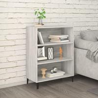 Dressoir 69,5x32,5x90 cm bewerkt hout grijs sonoma eikenkleurig - thumbnail