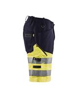 Blåkläder Short met stretch High-Vis 15411811 | Marine/High Vis Geel | Maat 52 - 7330509692059 - thumbnail