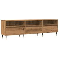 Tv-meubel 150x30x44,5 cm bewerkt hout artisanaal eikenkleur - thumbnail