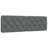 Bedframe zonder matras stof donkergrijs 160x200 cm - thumbnail