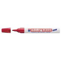 Viltstift edding 8300 industrie rond 1.5-3mm rood | 10 stuks - thumbnail