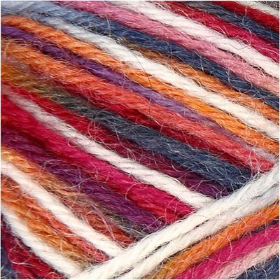 Creativ Company Sokkengaren blauw/rood, 200cm
