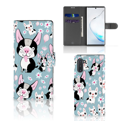 Samsung Galaxy Note 10 | Telefoonhoesje | Met pasjeshouder | Hondjes