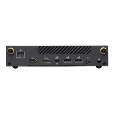 ASUS Chromebox CF40 zonder ventilator, met Intel® Celeron N4500-processor, 8 GB geheugen, eMMC 64G, USB-C (ondersteuning voor PD/Alt-Mode), HDMI, WiFi 6, verchroomd OS, VESA-houder