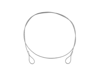 EUROLITE Steel Rope (FC) 900x3mm silver without quick link EUROLITE Steel Rope (FC) 900x3mm silver without quick link