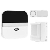 REV 0082640103 Complete set voor Draadloze deurbel Met bewegingsmelder - thumbnail