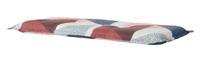 Madison bankkussen Triangle 150 x 48 x 7 cm polykatoen rood/blauw - thumbnail