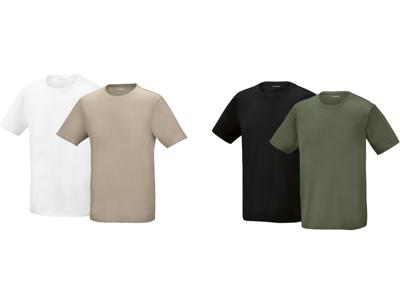 PARKSIDE Set van 2 heren T-shirts (Zwart/groen, L) PARKSIDE Set van 2 heren T-shirts (Zwart/groen, L)