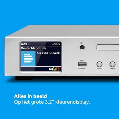 TechniSat Digitradio 143CD (V3) Hybride radio Zilver - thumbnail