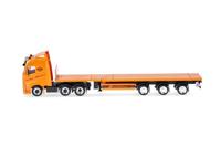 Herpa 318006 H0 Vrachtwagen Volvo FH GL 2020 Teletrailer-zadeltrein „Spedition Hollenshorst” (Nordrhein-Westfalen/Nottuln) - thumbnail