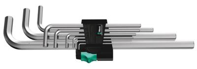 Wera 950 L/9 SM N Stifsleutelset, metrisch, verchroomd, 9 -delig - 1 stuk(s) - 05021909001