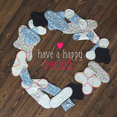 ImseVimse Wasbare Inlegkruisjes bio katoen 3 stuks (Design: Zwart)