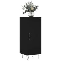 Dressoir 34,5x34x90 cm bewerkt hout zwart - thumbnail