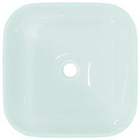 VidaXL Wasbak 42x42x14 cm glas mat - thumbnail