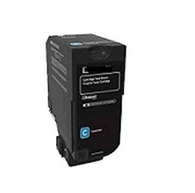 Huismerk Lexmark 74C2SC0 Toner Cyaan Hoge Capaciteit