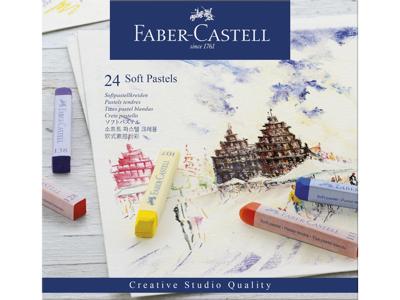 Faber Castell fc-128324 pastelkrijt creative studio softpastel 24 delig etui
