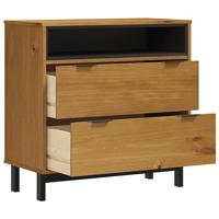 Ladekast FLAM 80x40x80 cm massief grenenhout - thumbnail